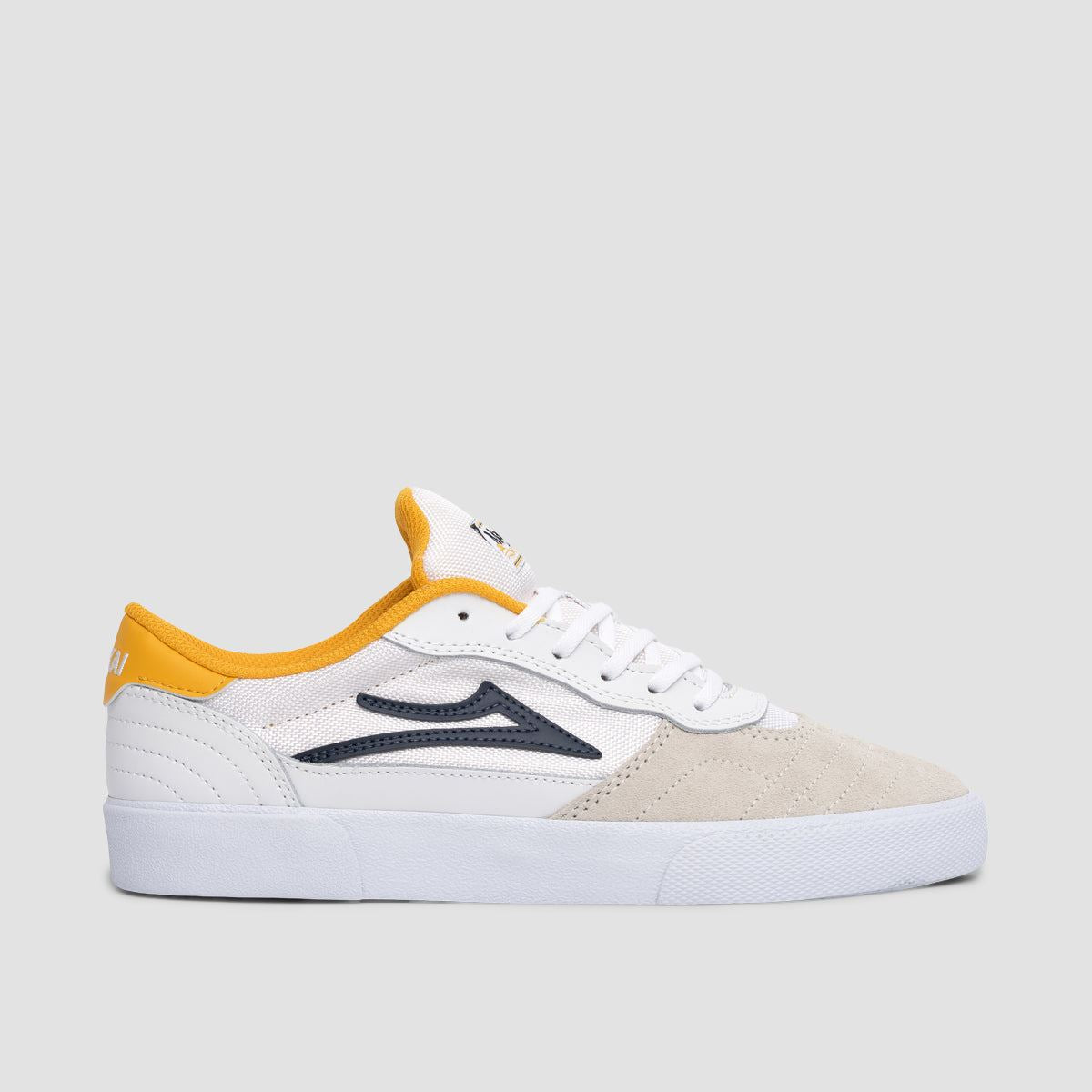 Lakai Cambridge Manch Shoes - White/Navy Suede