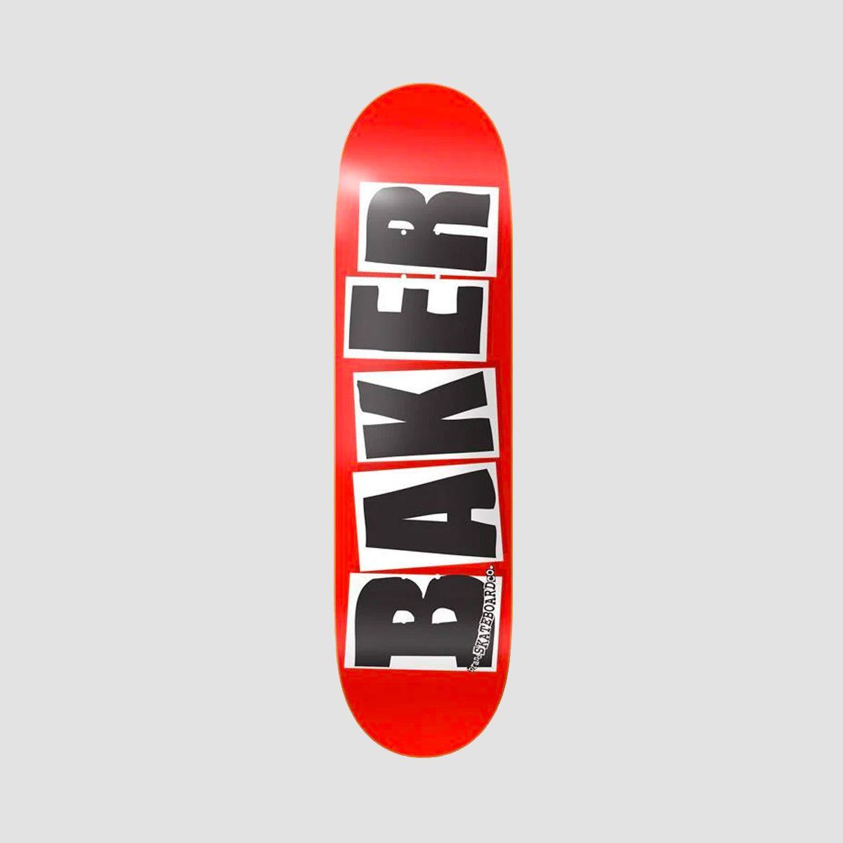 Baker Brand Logo Skateboard Deck Red/Black - 8.3875"