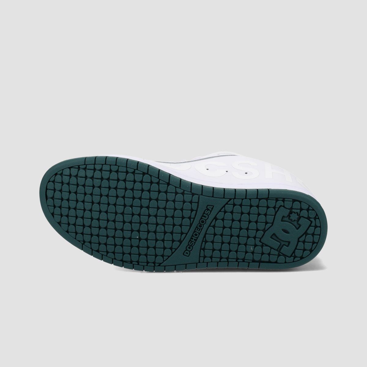 DC Court Graffik Shoes - White/Whtie/Green