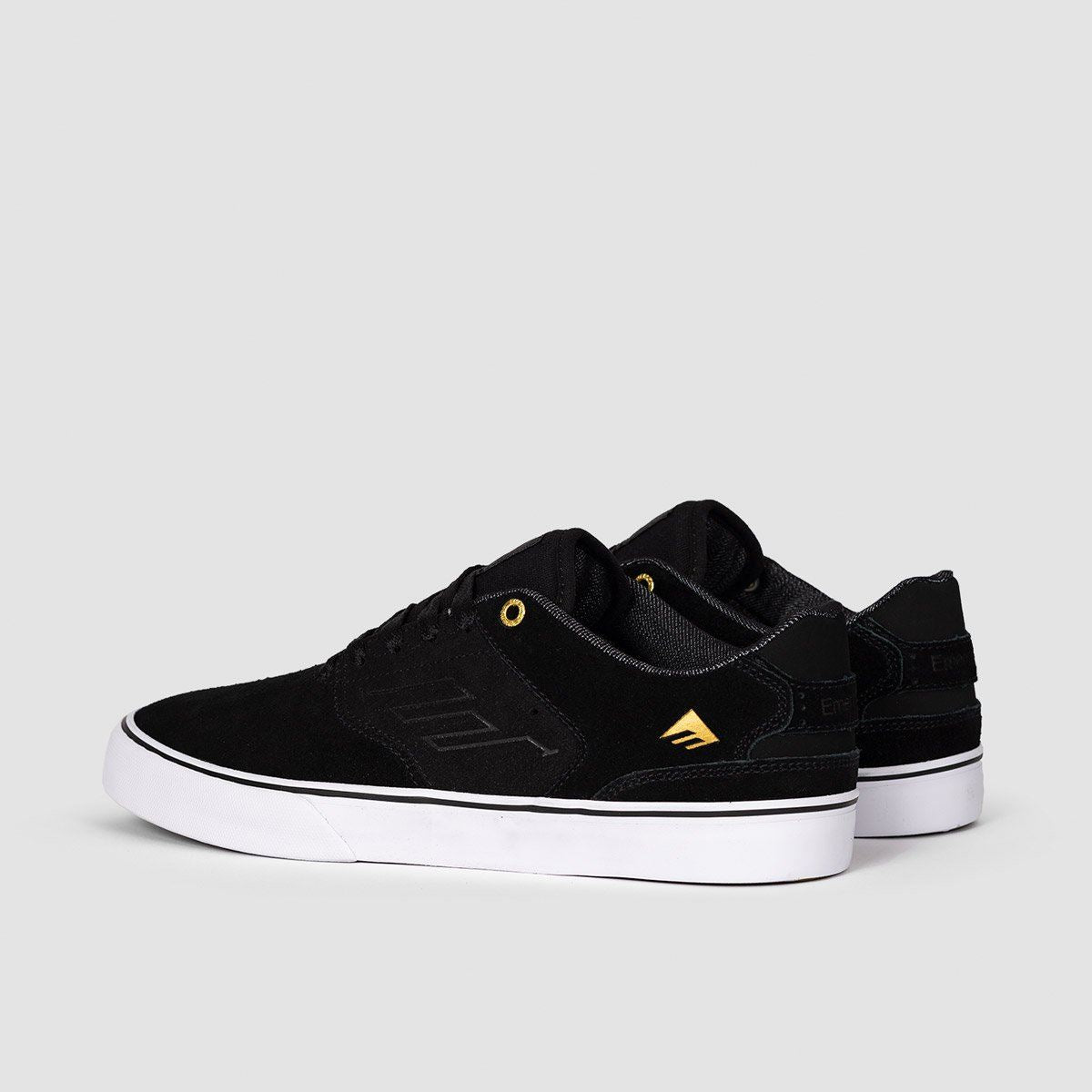 Emerica The Low Vulc Shoes - Black/Gold/White