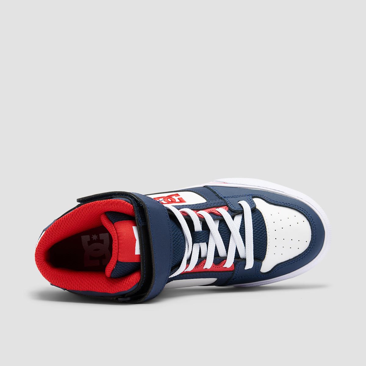 DC Pure HT EV High Top Shoes - DC Navy/Athletic Red - Kids