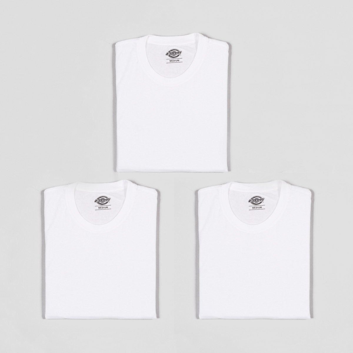Dickies Crew Neck T-Shirt 3 Pack White