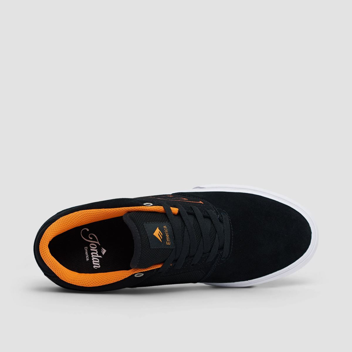 Emerica The Low Vulc Shoes - Black/White/Orange