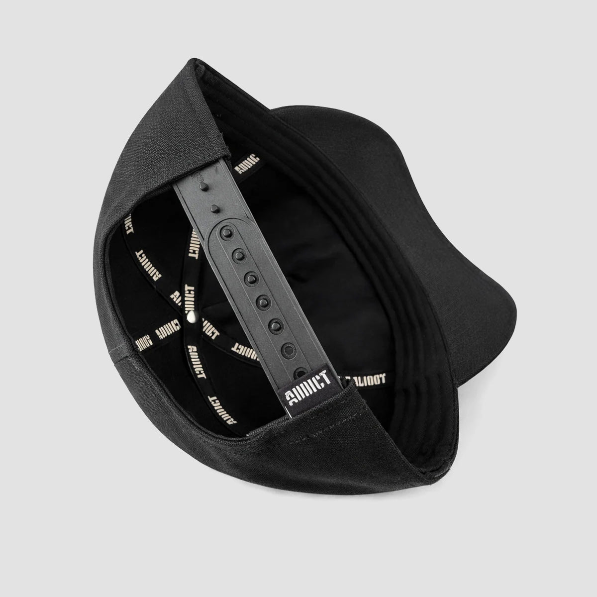 Addict Stencil Cap Black