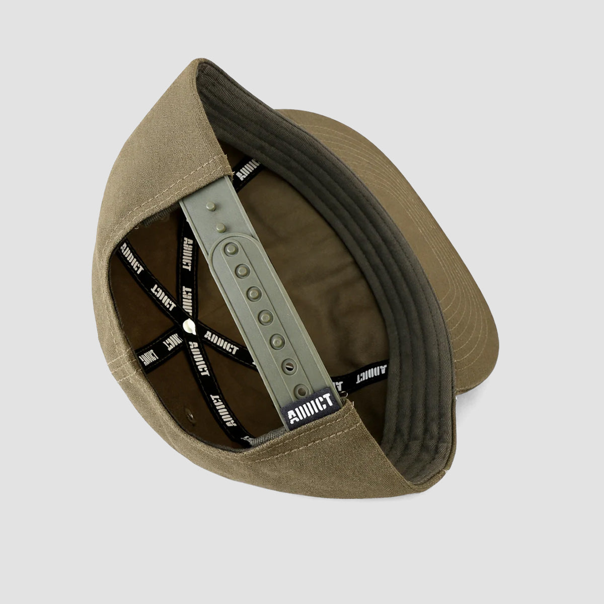 Addict Stencil Cap Olive