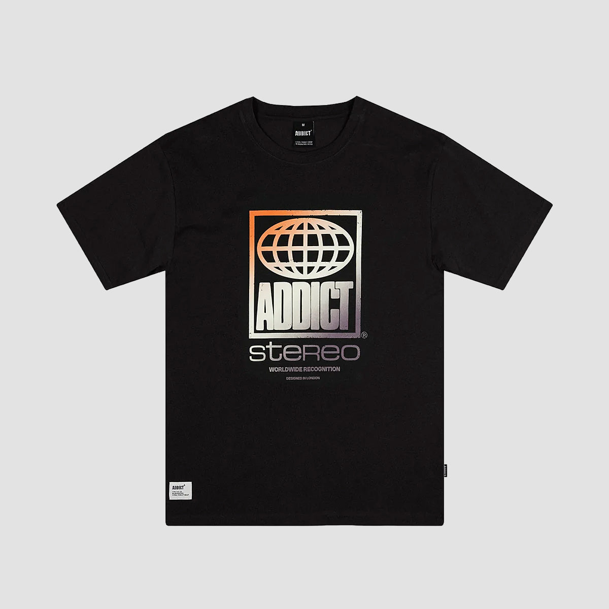 Addict Worldwide T-Shirt Black