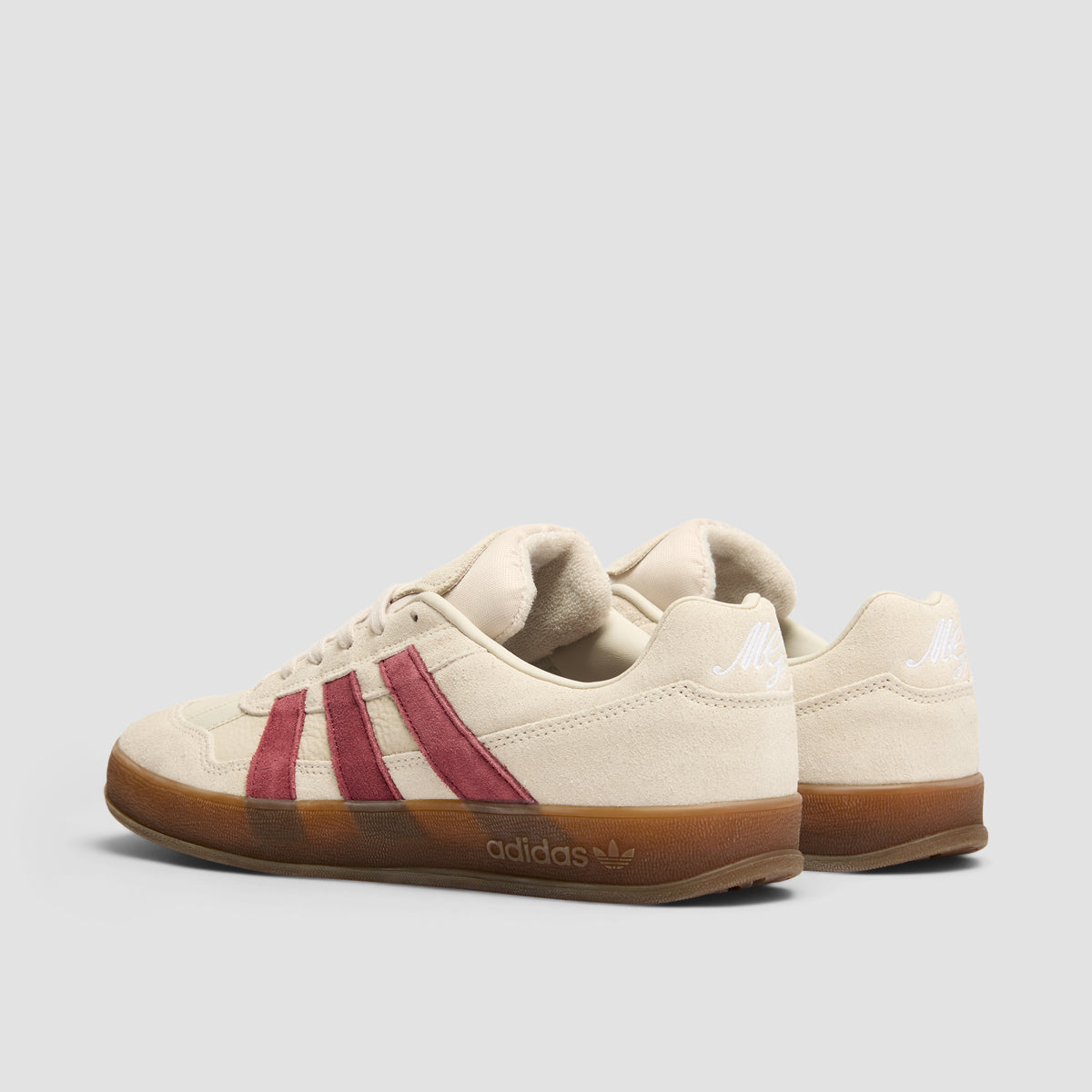 adidas Aloha Super Shoes - Alumina/Shadow Red/Gum5