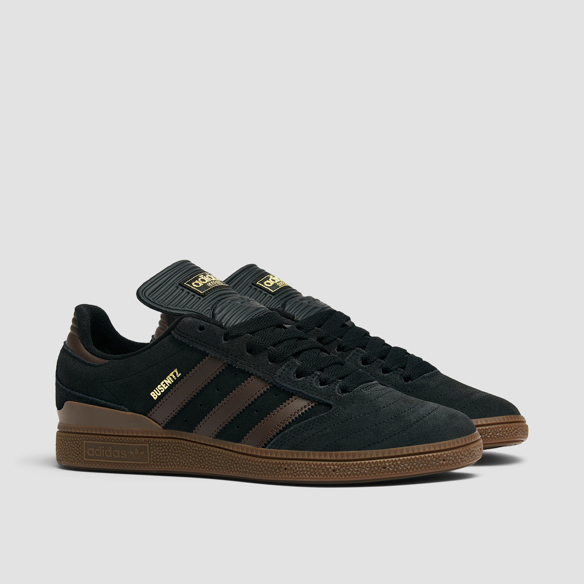 adidas Busenitz Shoes Core Black/Brown/Gold Met