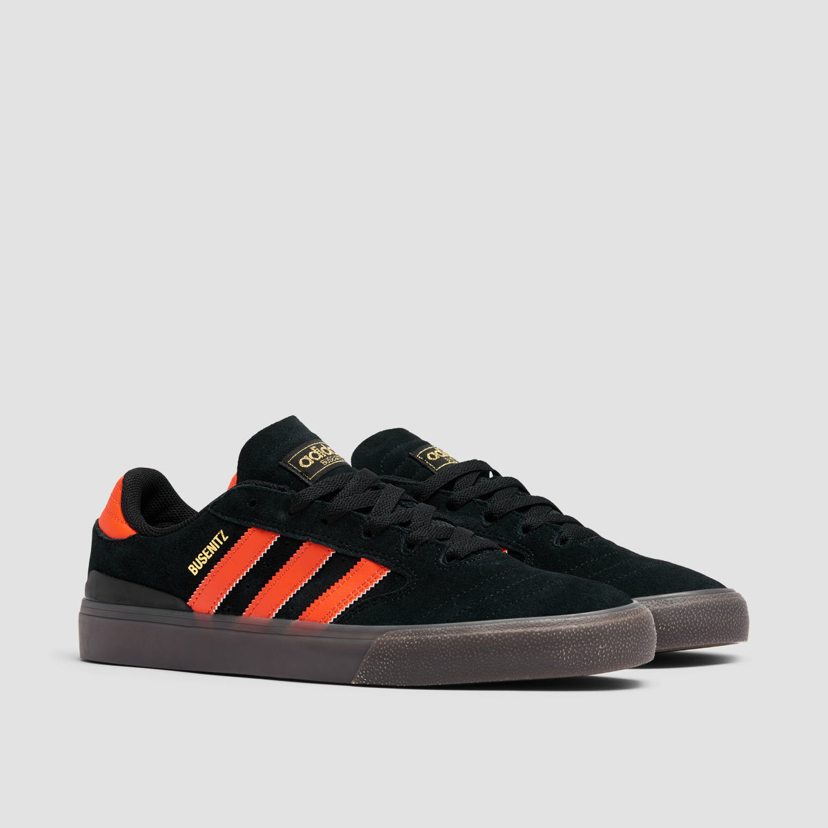 adidas Busenitz Vulc II Shoes - Core Black/Collegiate Orange/Gum5