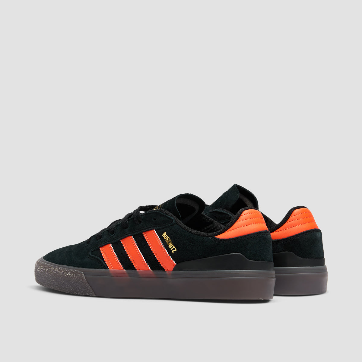 adidas Busenitz Vulc II Shoes - Core Black/Collegiate Orange/Gum5