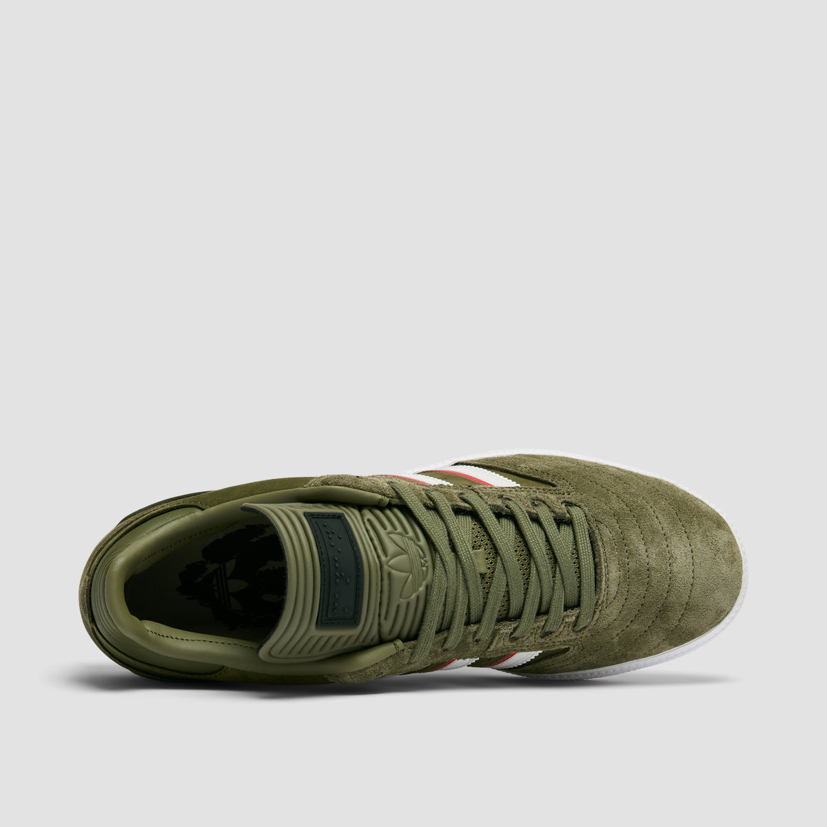 adidas Busenitz X Dan Mancina Shoes - Olive Strata/Red/Ftwr White