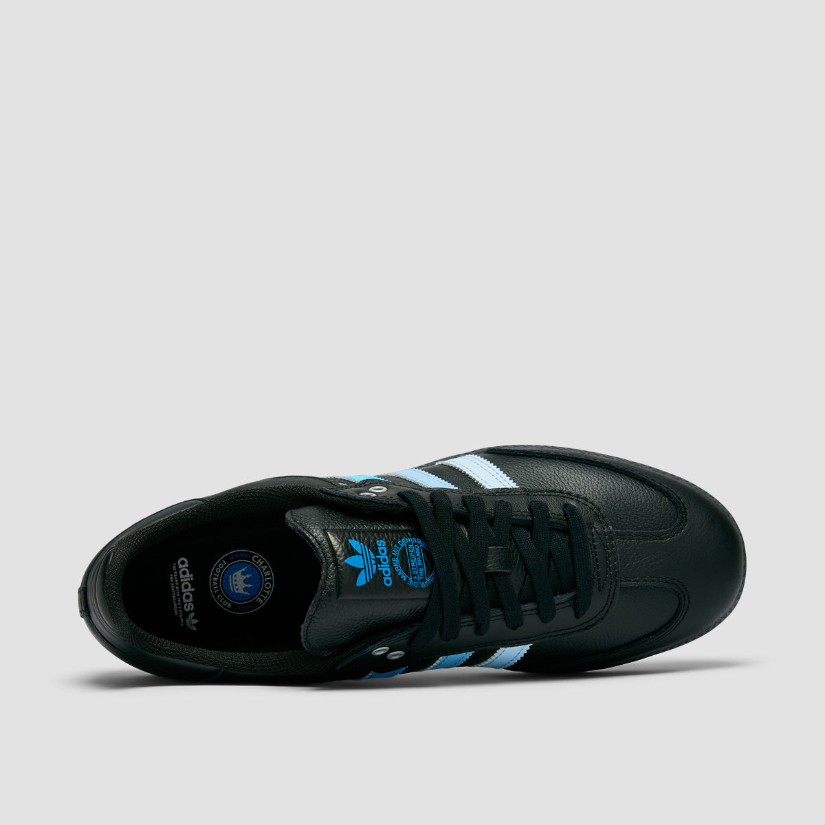 adidas CLTFC x Black Sheep Samba ADV Shoes - Core Black/Ftwr White/Ice Blue