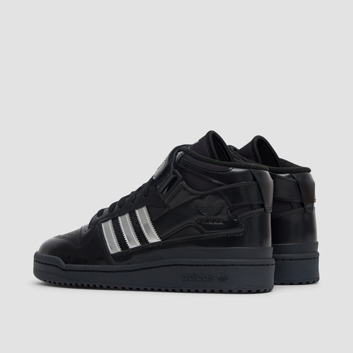 adidas Forum 84 Mid ADV X Heitor Shoes - Core Black/Silver Metallic/Core Black
