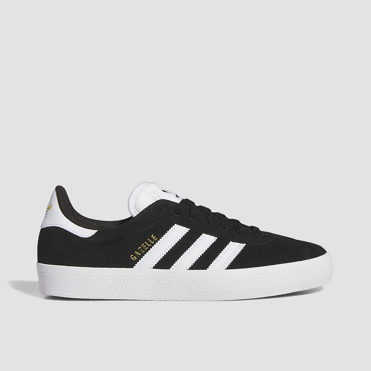 adidas Gazelle Adv Shoes - Core Black/Ftwr White/Gold Met.