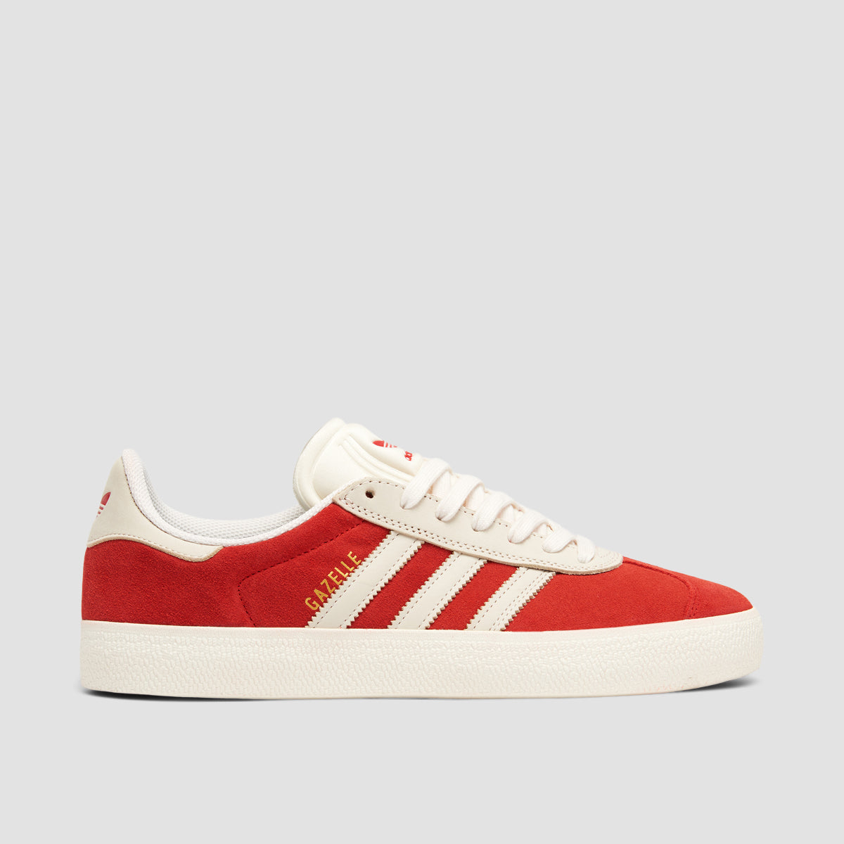 adidas Gazelle Shoes - Better Scarlet/Chalk White/Gold Met.