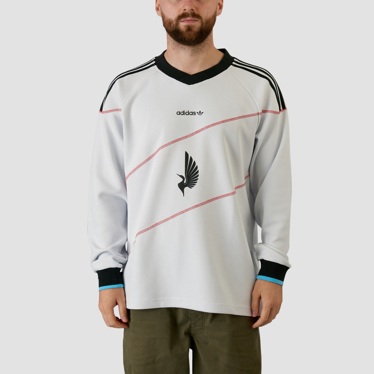 adidas MNUFC x Familia Always Jersey Longsleeve T-Shirt Crystal White