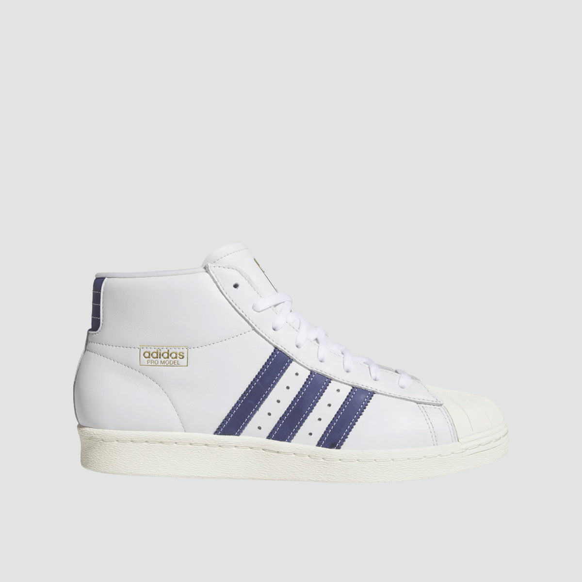 adidas Pro Model 80S Adv Mid Top Shoes - Crystal White/Muted Purple/Off White