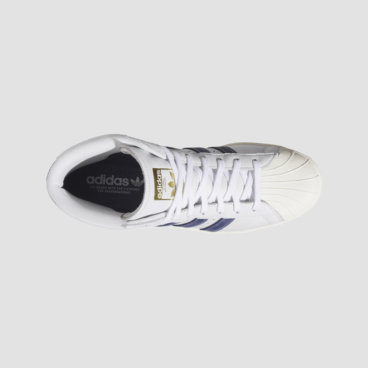 adidas Pro Model 80S Adv Mid Top Shoes - Crystal White/Muted Purple/Off White
