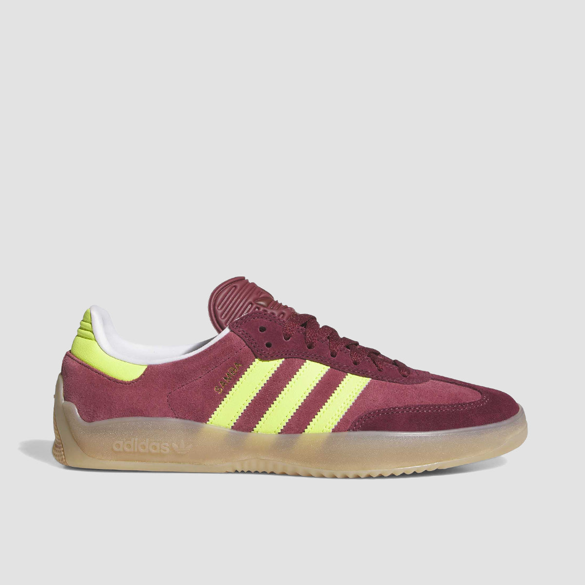 adidas Puig Samba Shoes - Maroon/Semi Solar Yellow/Shadow Red