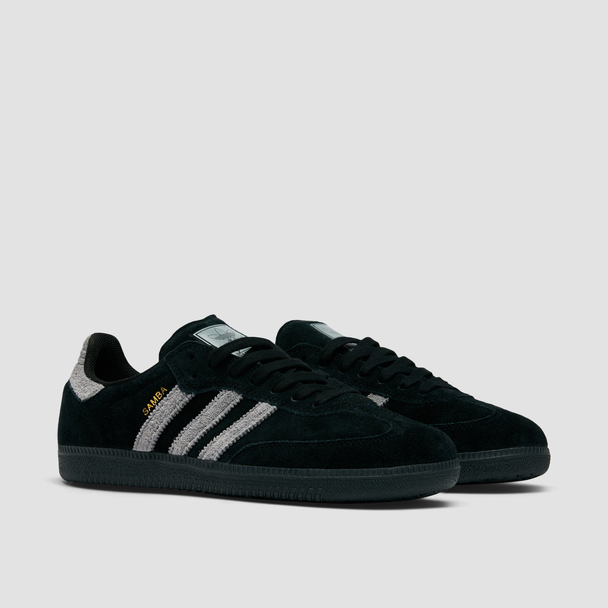 adidas Samba ADV Shoes - Core Black/Grey Four/Gold Met - 6uk / Core  Black/Grey Four/Gold Met