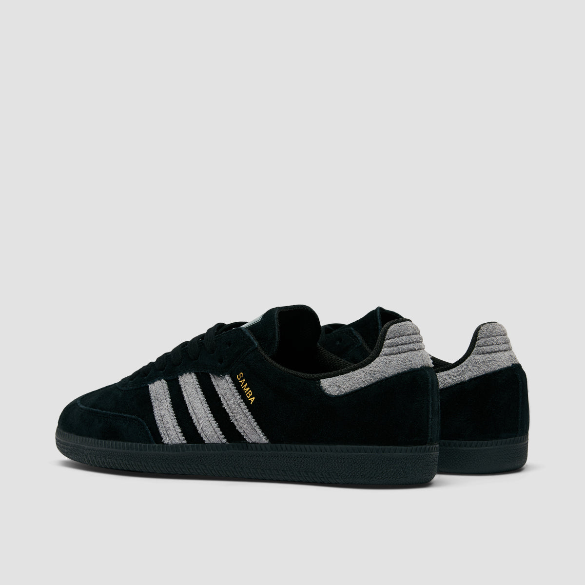 adidas Samba ADV Shoes - Core Black/Grey Four/Gold Met