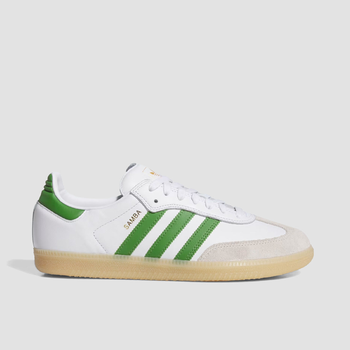 adidas Samba ADV Shoes - Ftwr White/Crew Green/Gum 3