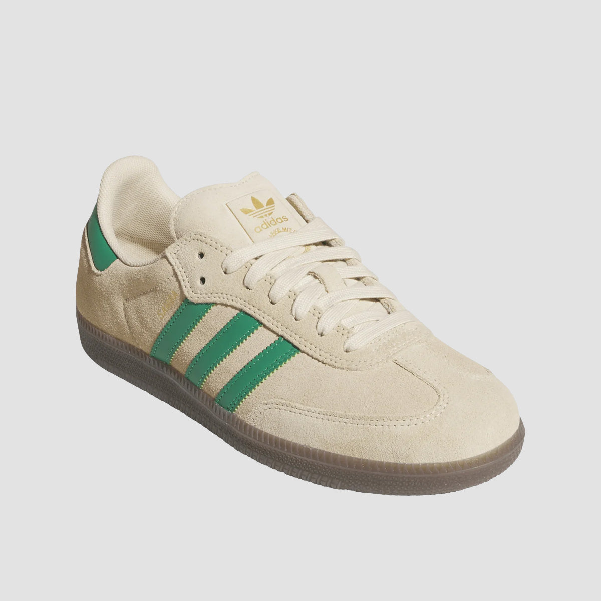 adidas Samba Adv Shoes - Sand Strata/Court Green/Gum4