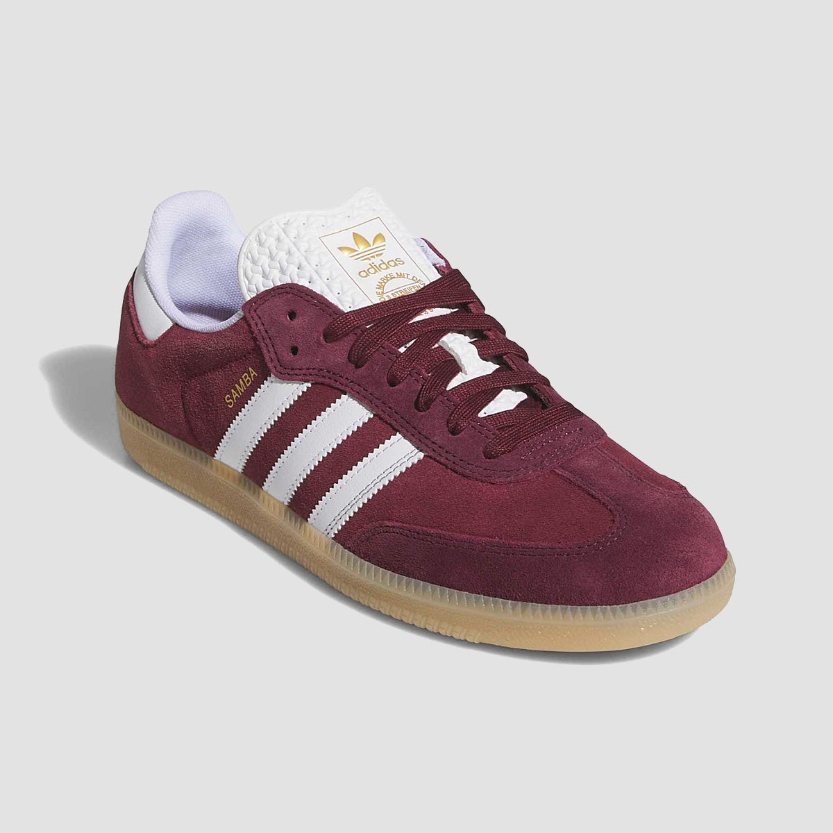 adidas Samba Adv Shoes - Shadow Red/Ftwr White/Maroon