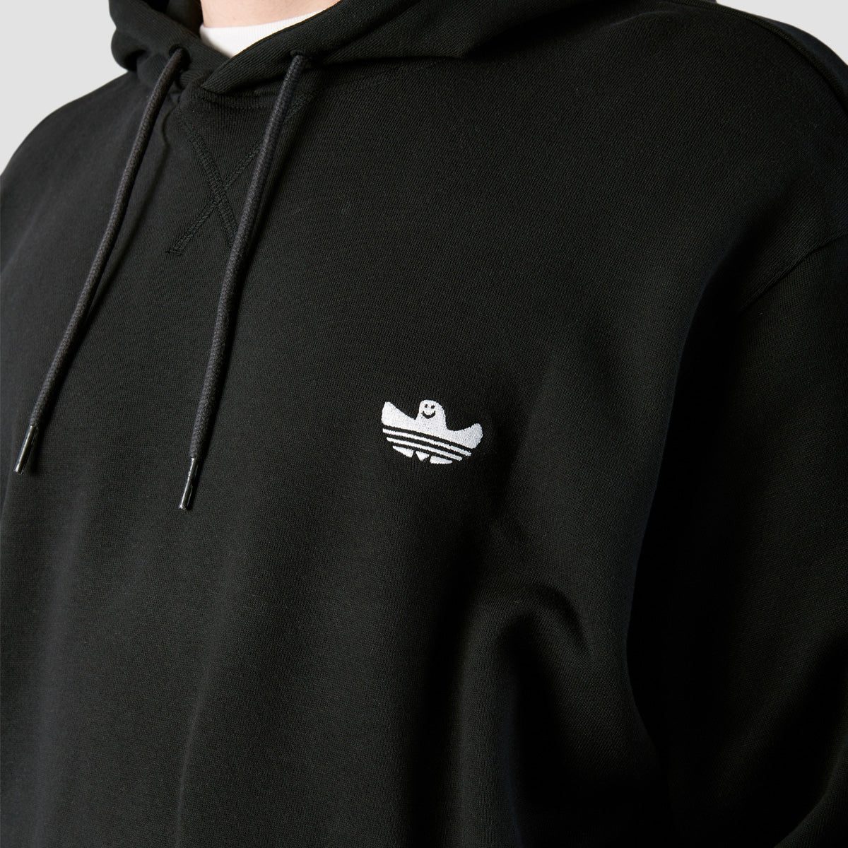 adidas Shmoofoil Featherweight Pullover Hoodie Black/White
