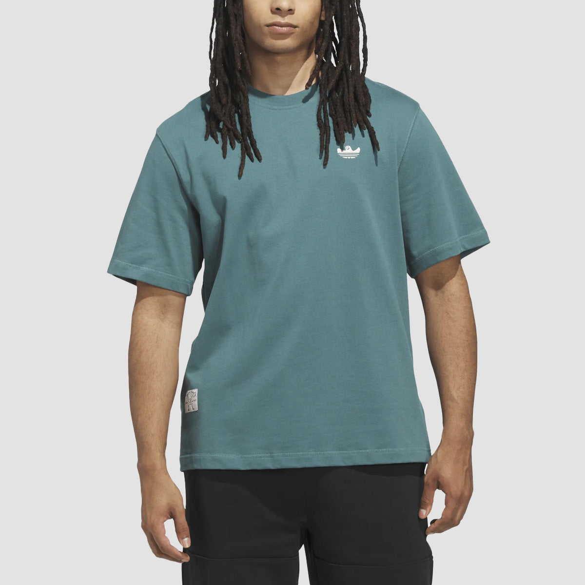 adidas Shmoofoil Heavyweight T-Shirt (Gender Neutral) Preloved Teal