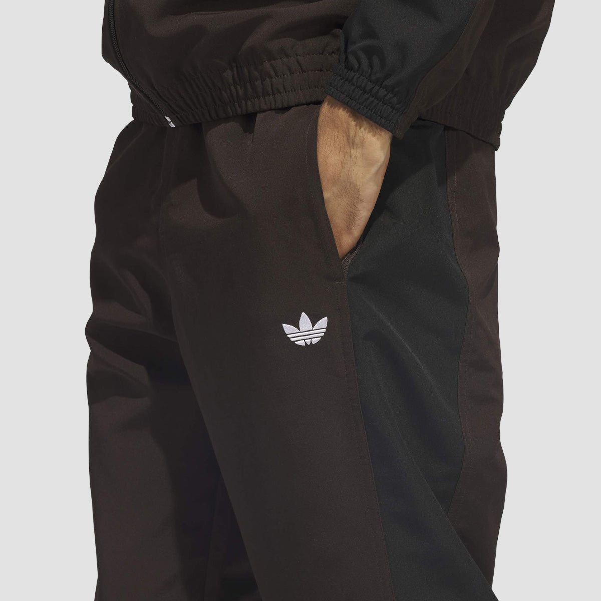 adidas Skateboarding Gatsele Track Pants Aurora Coffee Met./White/Black
