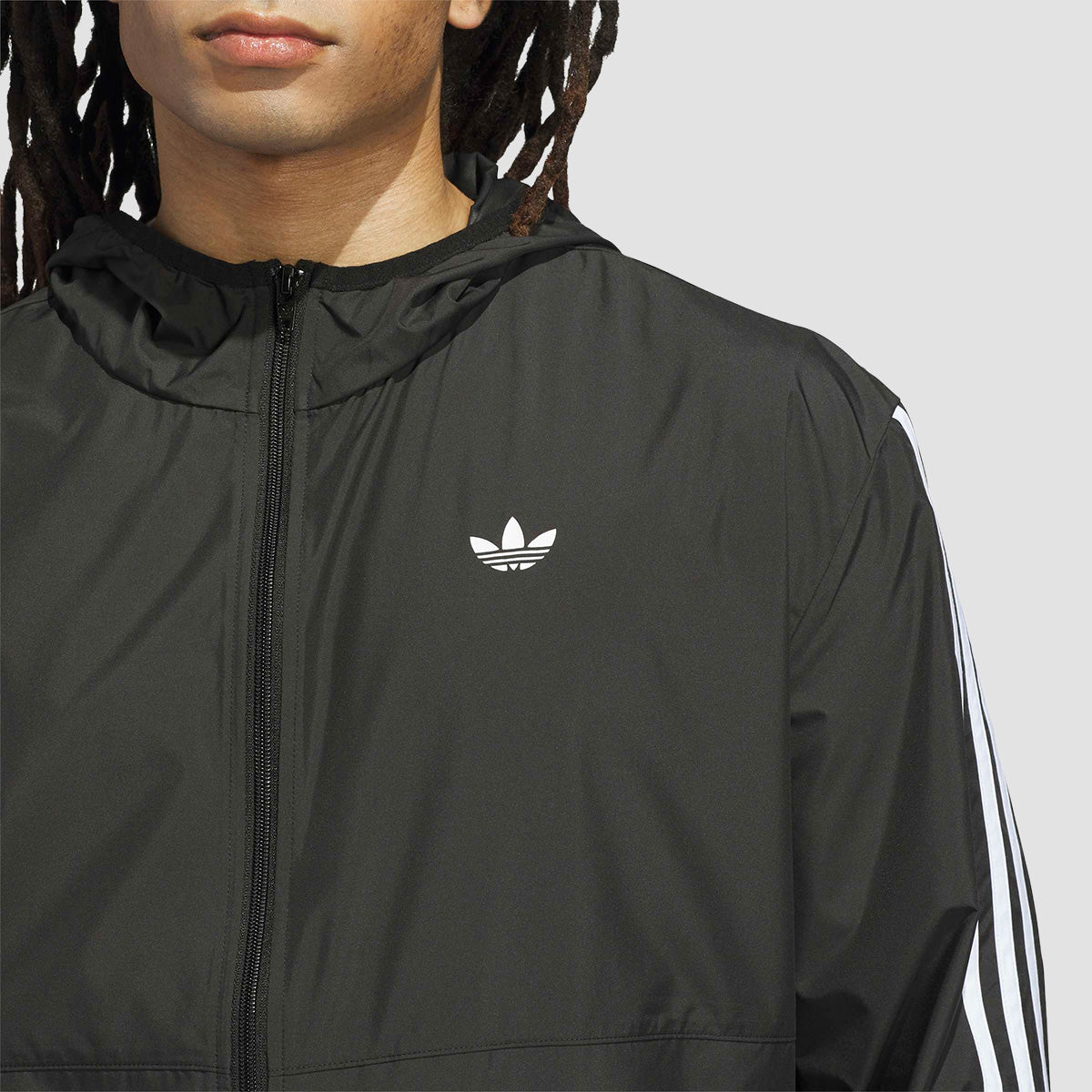 adidas Skateboarding Windbreaker Jacket (Gender Neutral) Black/White