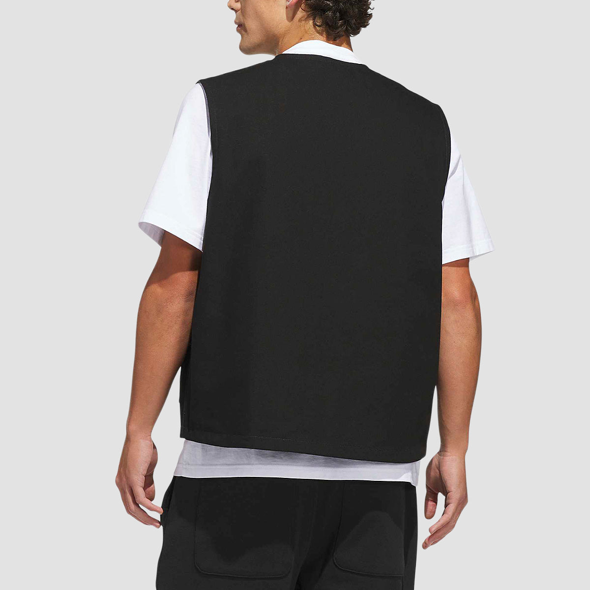 adidas Skateboarding X Mark Gonzales Plaid Reversible Vest Jacket Black
