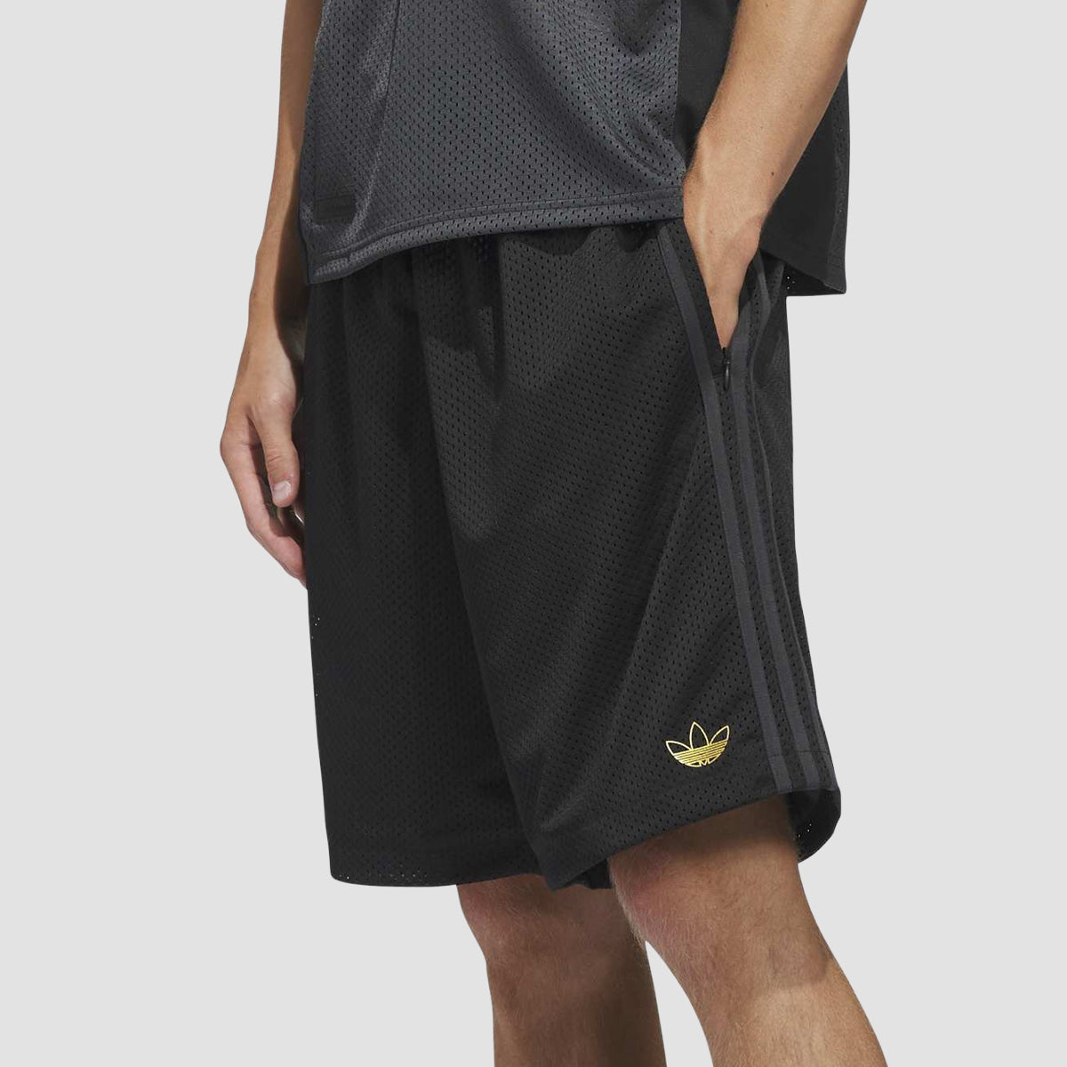 adidas Skateboarding X Tyshawn Bball Shorts Black/Matte Gold/Carbon