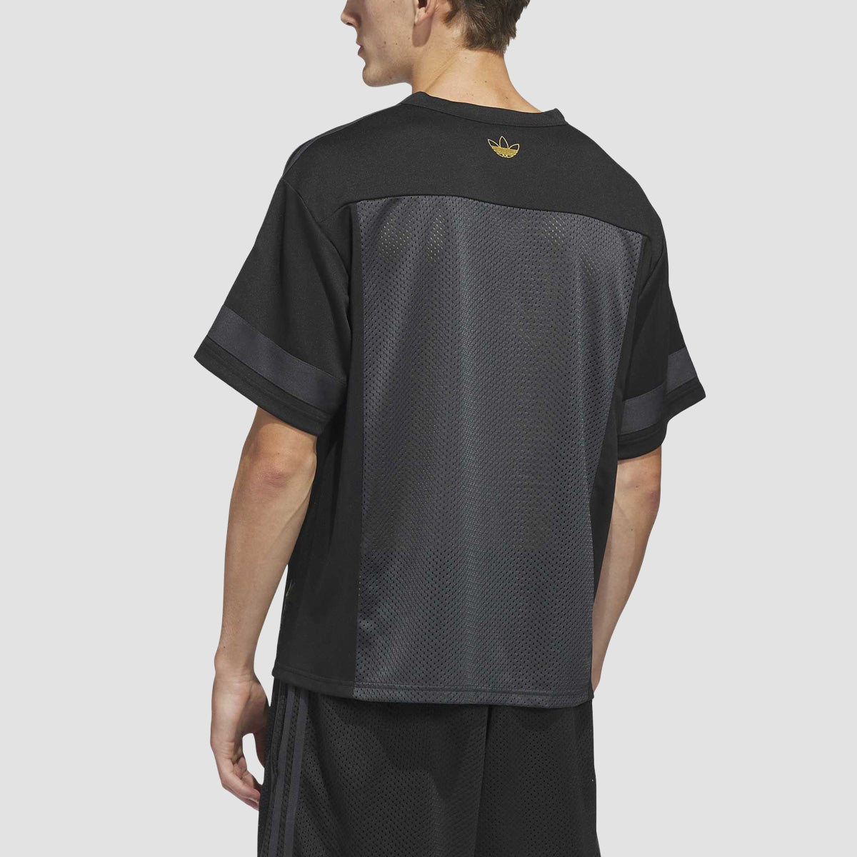 adidas Skateboarding X Tyshawn Football Jersey T-Shirt Black/Iron Met./Carbon