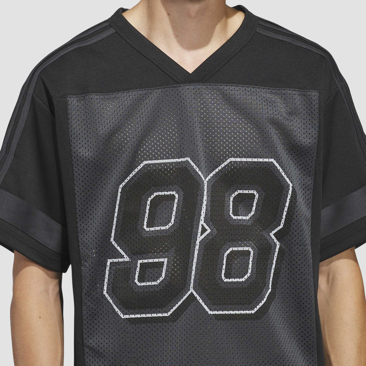 adidas Skateboarding X Tyshawn Football Jersey T-Shirt Black/Iron Met./Carbon