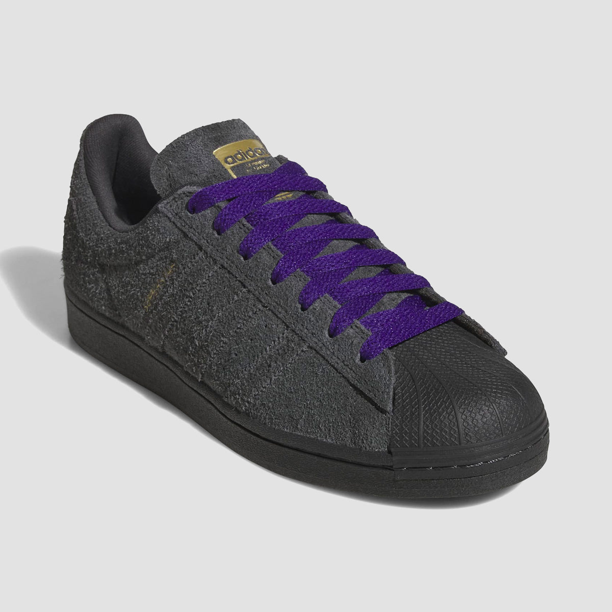 adidas Superstar ADV Shoes - Carbon/Carbon/Collegiate Purple