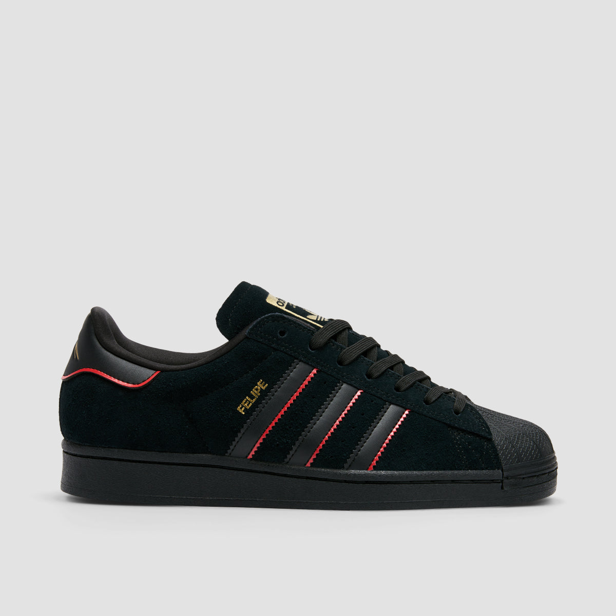 adidas Superstar ADV x Felipe Shoes - Core Black/Better Scarlet/Gold Metallic