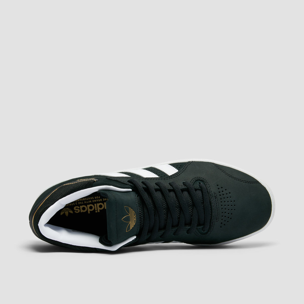 adidas Tyshawn Shoes - Core Black/Ftwr White/Gold Metallic