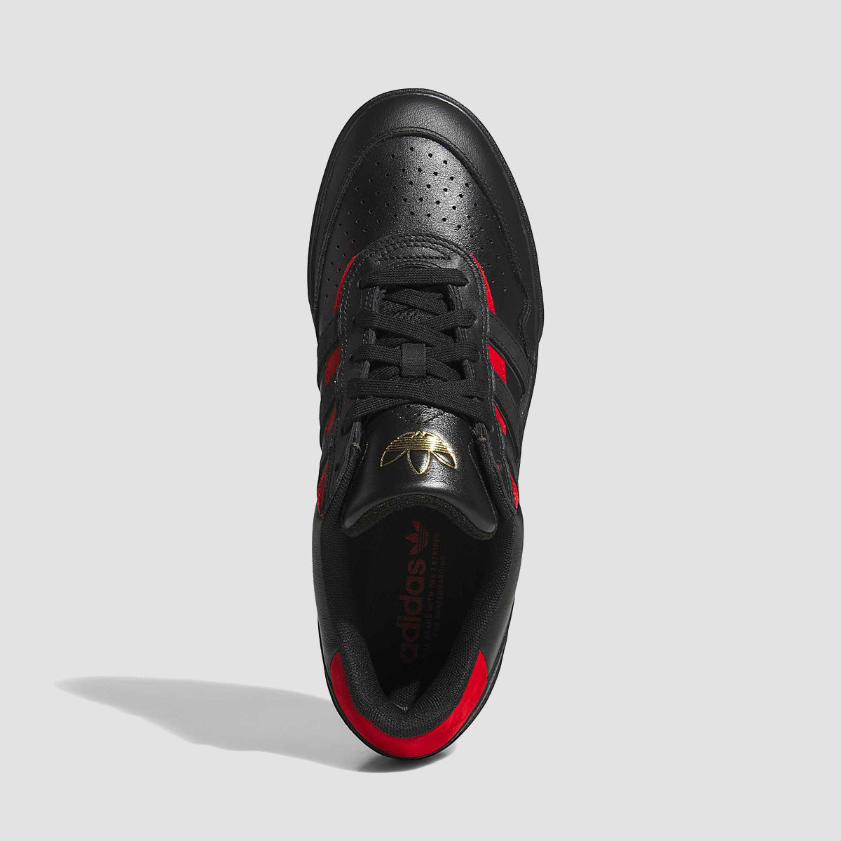 adidas Tyshawn II Shoes - Core Black/Core Black/Better Scarlet