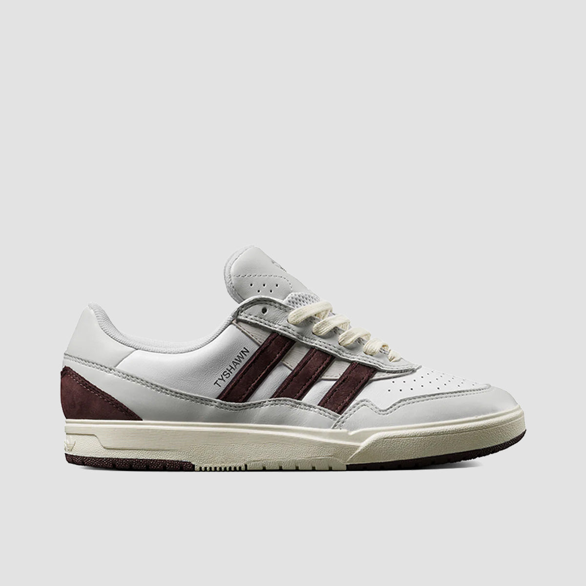 adidas Tyshawn II X Zach Shoes - Crystal White/Shadow Brown/Off White