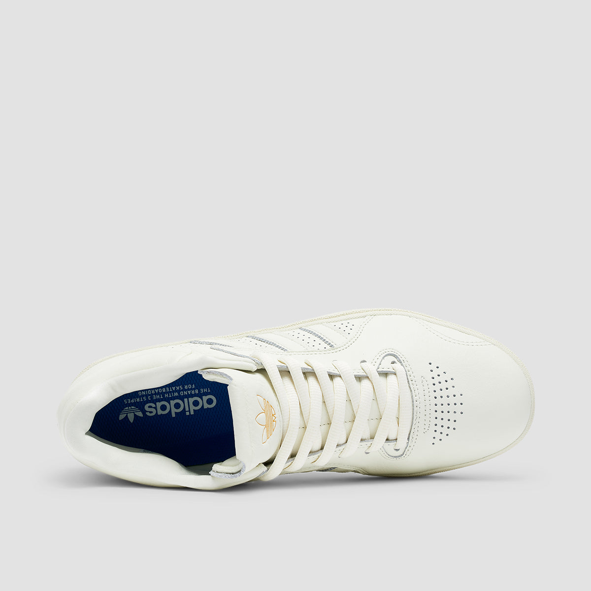 adidas Tyshawn Shoes - Ivory/Ivory/Bluebird
