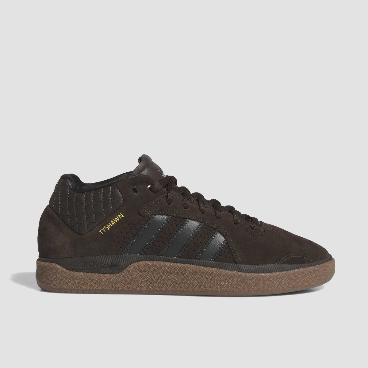 adidas Tyshawn Mid Top Shoes - Carbon/Aurora Coffee/Carbon
