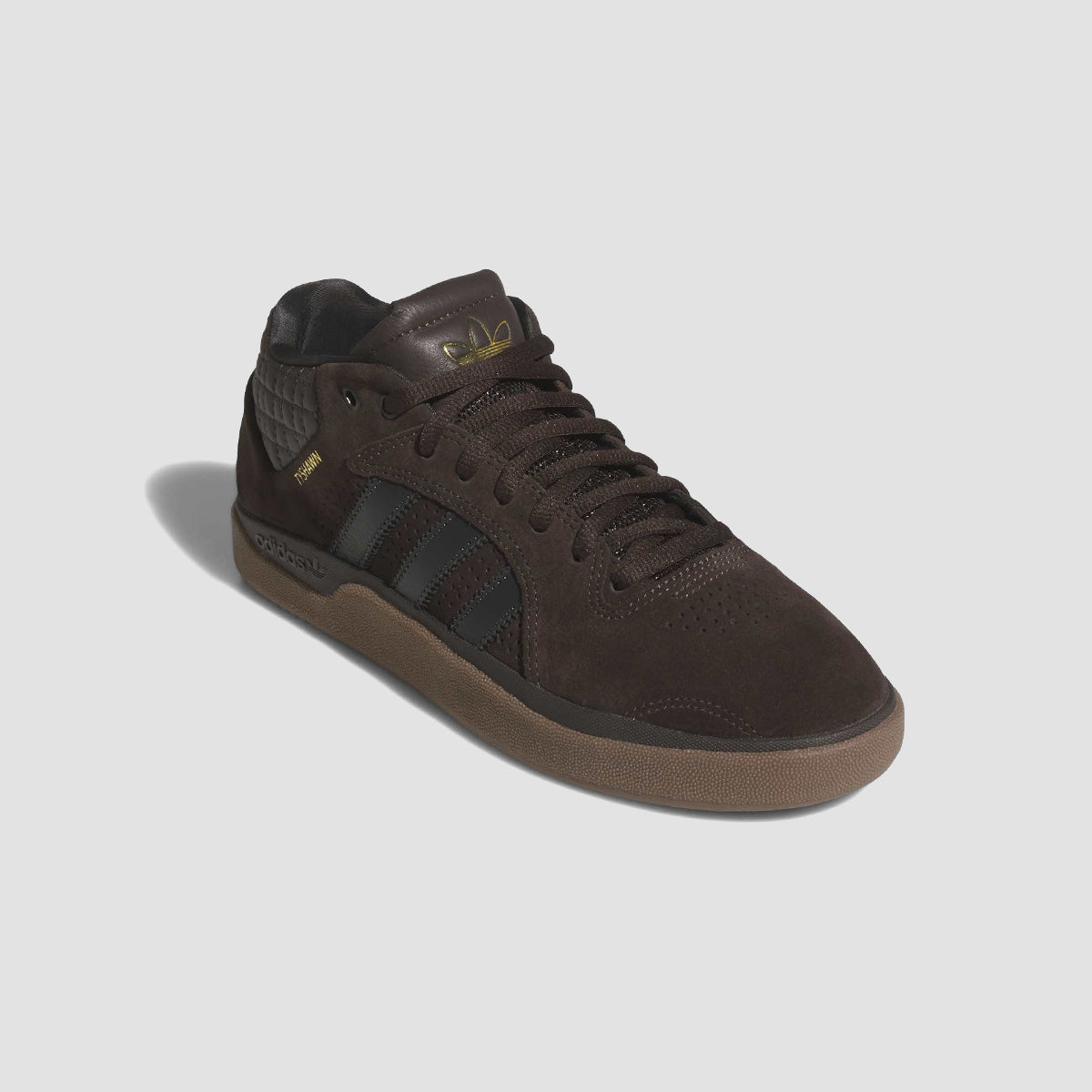 adidas Tyshawn Mid Top Shoes - Carbon/Aurora Coffee/Carbon