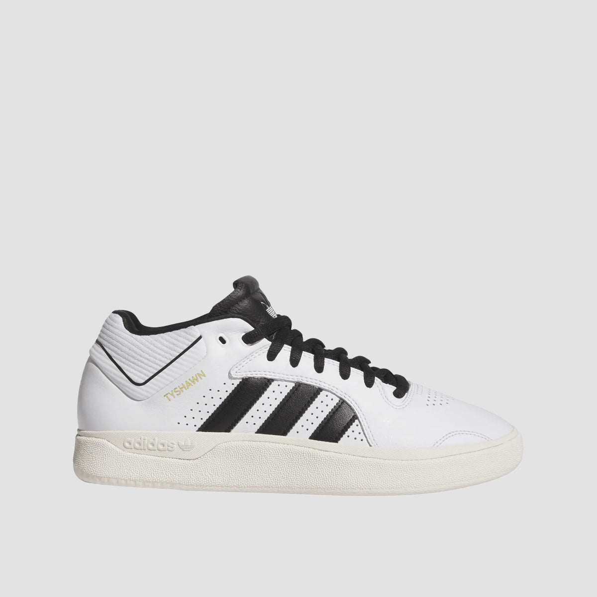 adidas Tyshawn Mid Top Shoes - Ftwr White/Core Black/Ftwr White