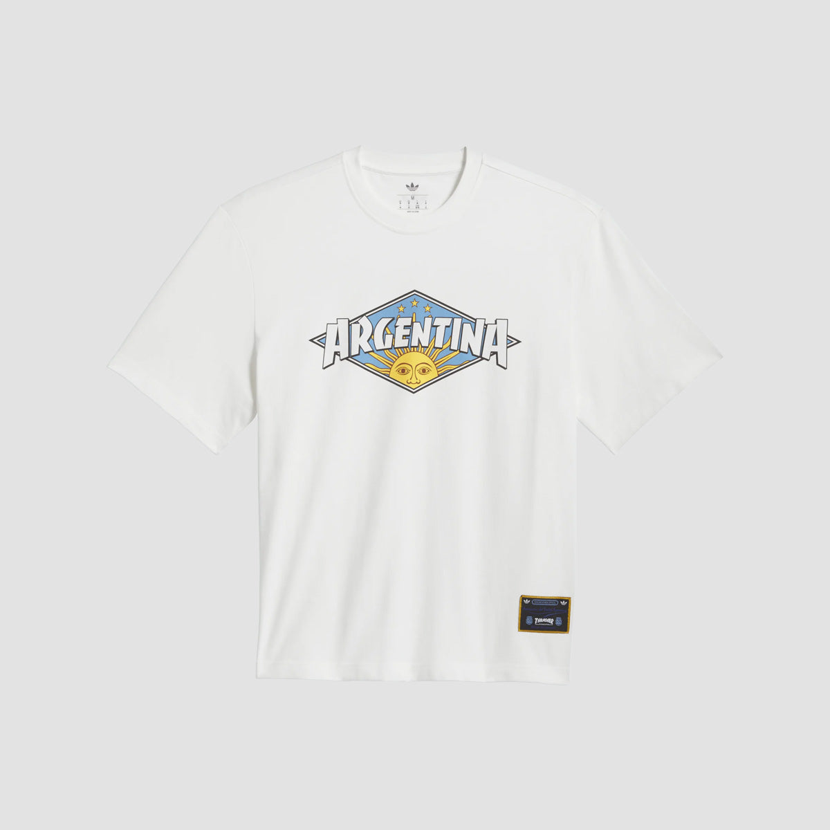 adidas X Thrasher X AFA Argentina T-Shirt Core White