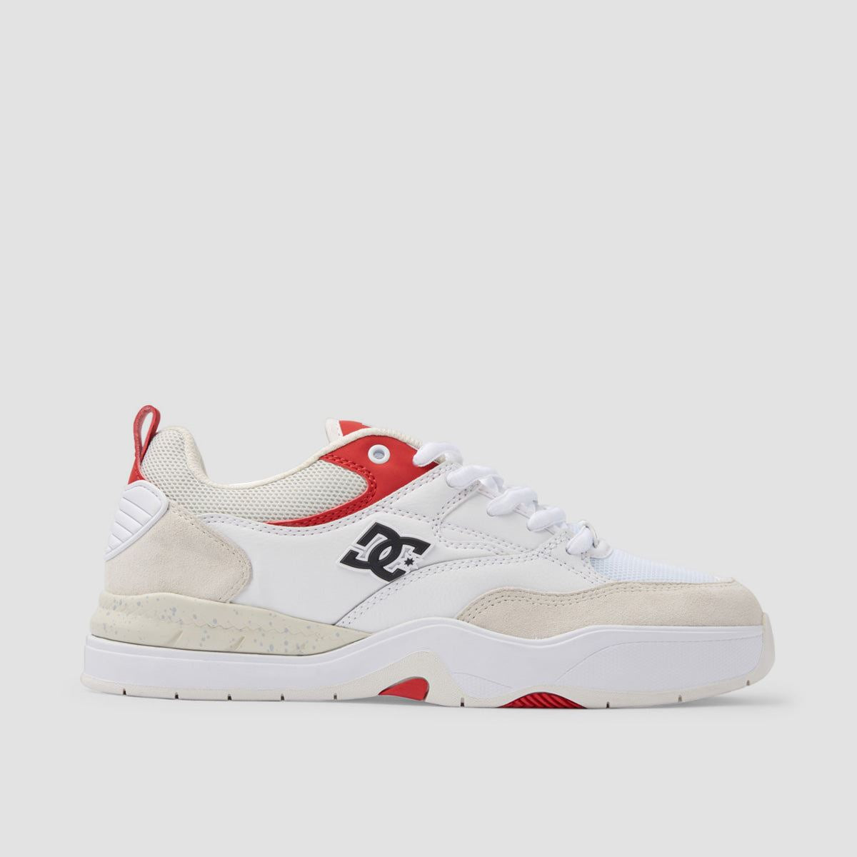 DC Ascend S Shoes - White/Red