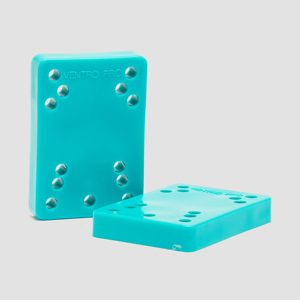 Air Waves Cheese Blocks 1/2" Heel Replacer x2 Turquoise