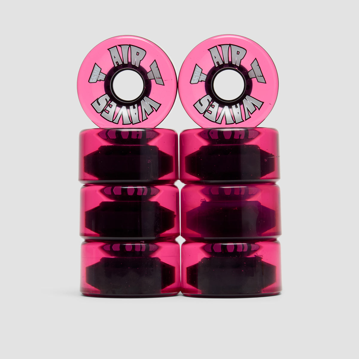 Air Waves USA 78a Quad Wheels x8 Clear Magenta