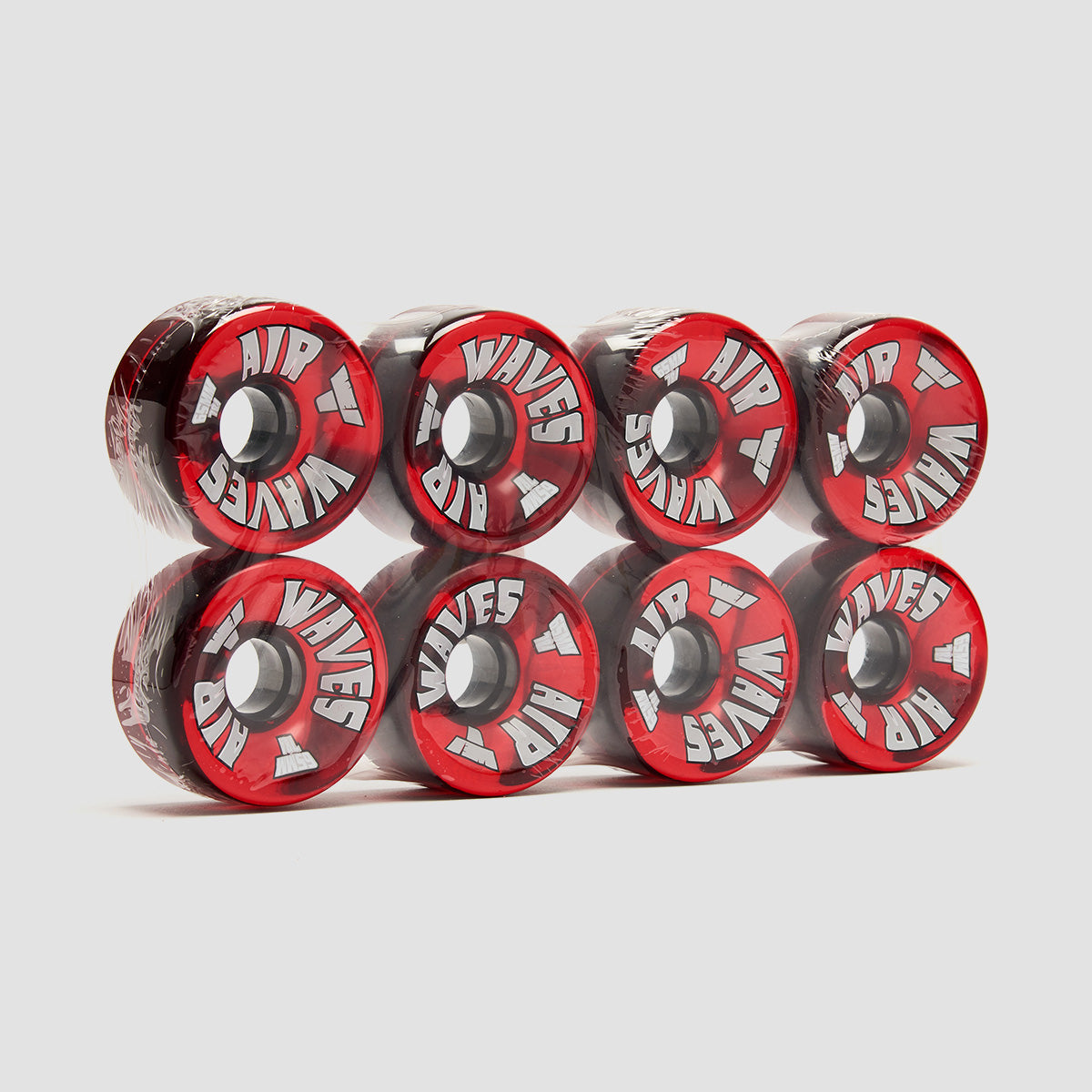 Air Waves USA 78a Quad Wheels x8 Clear Red